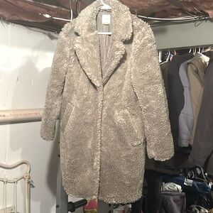 H&M Grey Faux Jacket